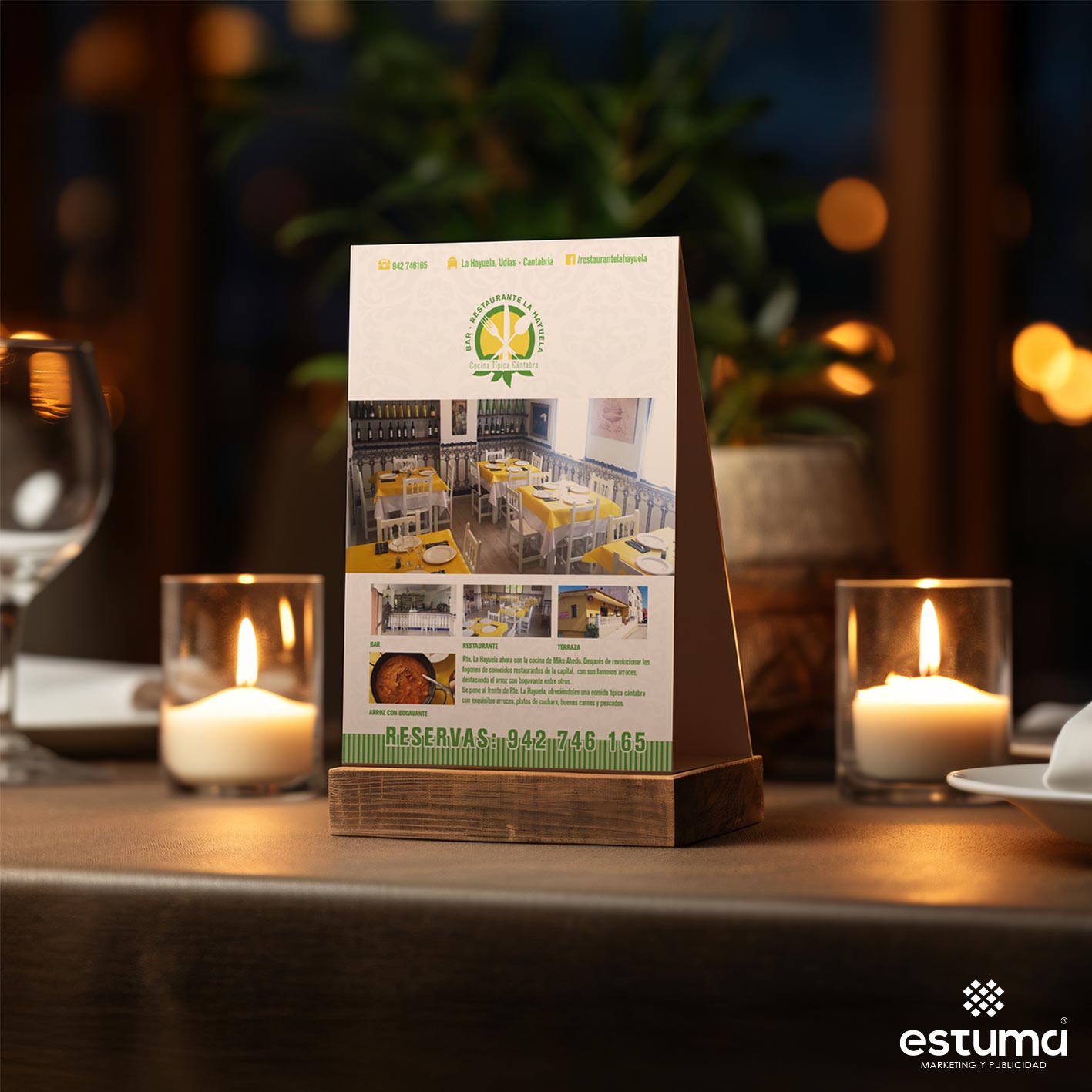 Restaurante La Hayuela Branding Corporativo ESTUMA Agencia de marketing y publicidad SMM 1 1 5